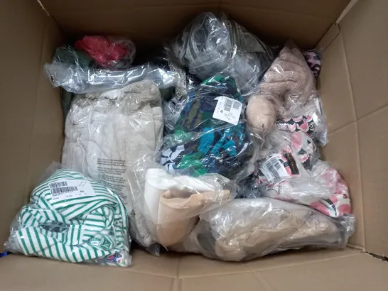 BOX OF APPROX 20 ASSORTED CLOTHING ITEMS TO INCLUDE - BADHGLEY MISCHKA - COZEE HOME - MUK LUKS ECT 