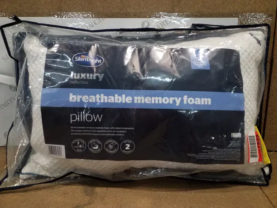 SILENTNIGHT BREATHABLE MEMORY FOAM PILLOW