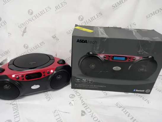 BOXED BLUETOOTH CD & FM RADIO BOOMBOX 