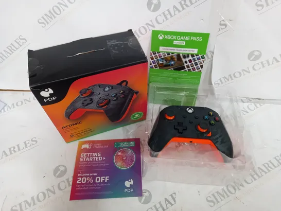 BOXED PDP ATOMIC CARBON XBOX CONTROLLER