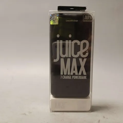 JUICE MAX 7 CHARGE 20,000mAh POWERBANK IN BLACK