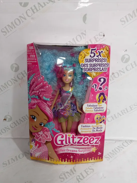 BOXED ZURU GLITZEEZ HAIR DREAMS 5X SURPRISE FABULOUS HAIR & FASHION ACCESSORIES DOLL