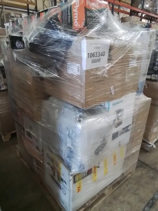 PALLET OF APPROXIMATELY 27 UNPROCESSED RAW RETURN HOUSEHOLD AND ELECTRICAL GOODS TO INCLUDE;