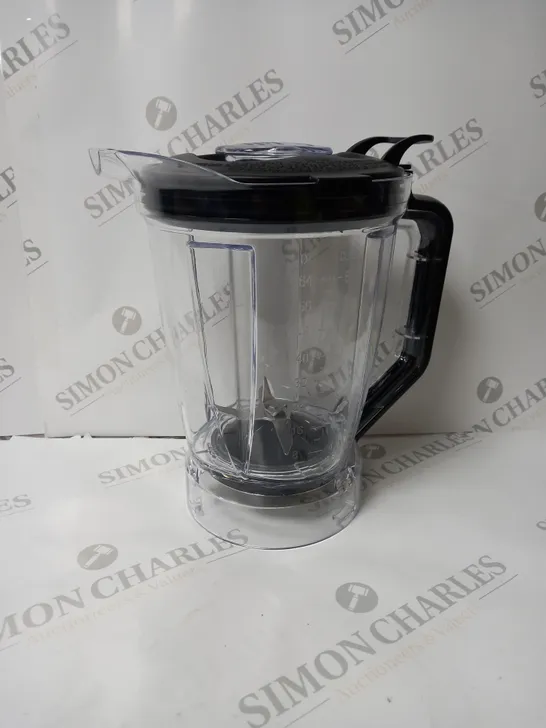 BLENDER PLASTIC JAR CONTAINER ONLY 1.8 LITRE CAPACITY, 1 PIECE SPARE REPLACEMENT 