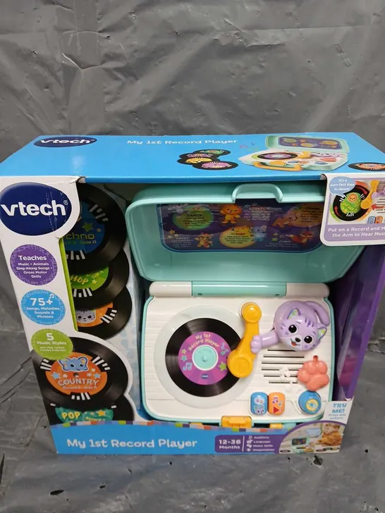 BOXED VTECH MY 1ST RECORD PLAYER