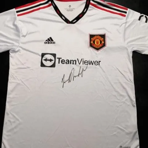 MARCUS RASHFORD SIGNED MANCHESTER UNITED ADIDAS AWAY JERSEY