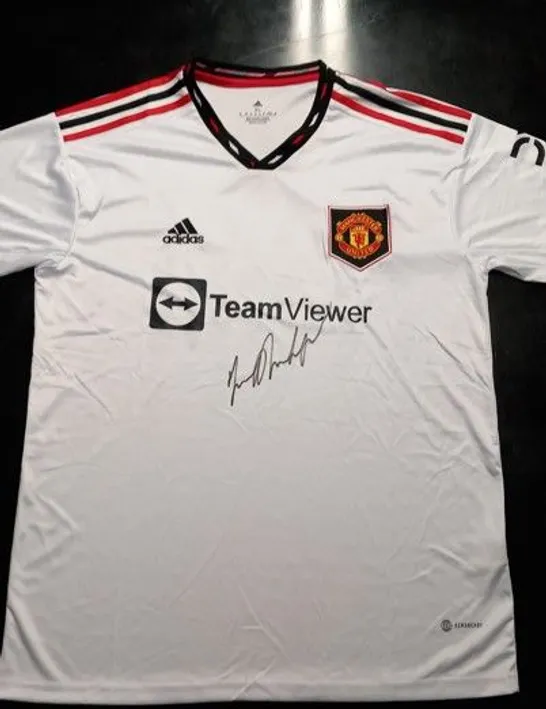 MARCUS RASHFORD SIGNED MANCHESTER UNITED ADIDAS AWAY JERSEY