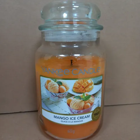 YANKEE CANDLE MANGO ICE CREAM