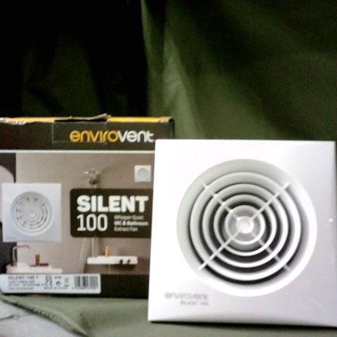 ENVIROVENT SILENT 100 WC & BATHROOM EXTRACT FAN