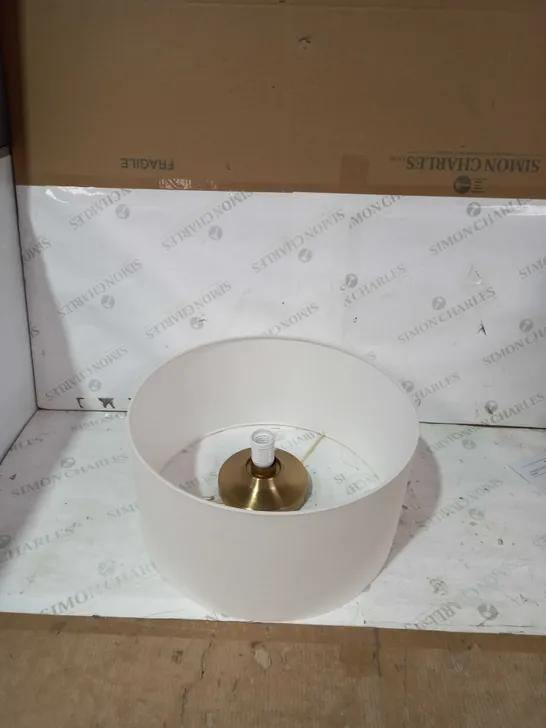 BOXED WILLIAMS SONOMA WHITE LAMPSHADE 