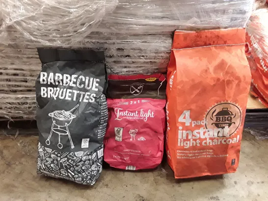 PALLET OF APPROXIMATELY 45 BAGS OF CHARCOAL/BRIQUETTES