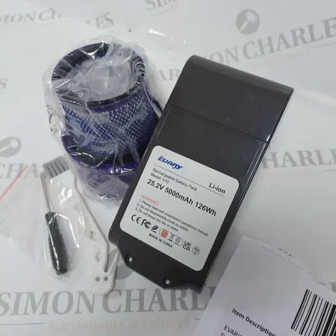 EVARY REPLACEMENT BATTERY FOR DYSON V10