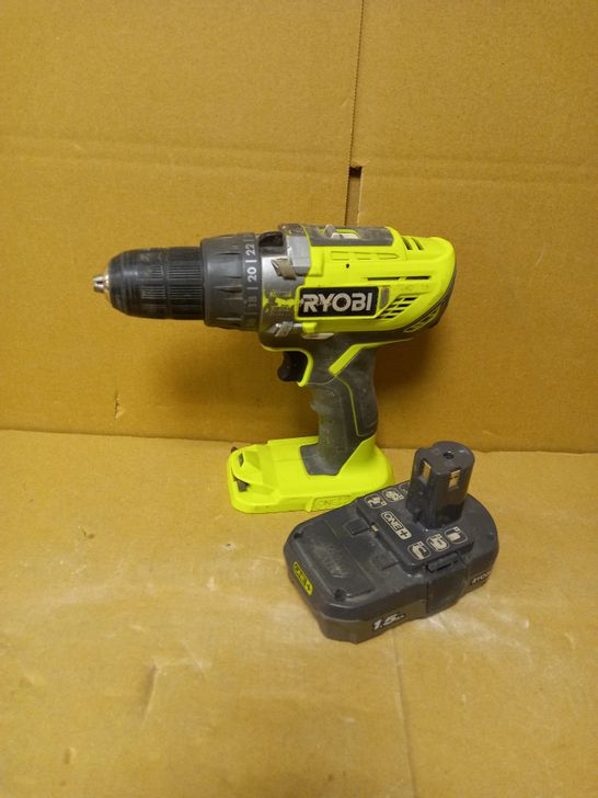 RYOBI R18PD3-215GZ 18 V ONE+ CORDLESS COMBI DRILL