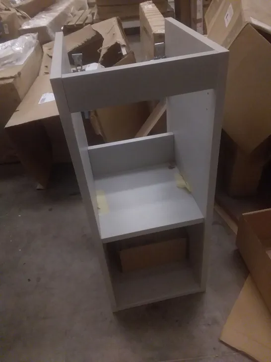 INCOMPLETE STORAGE BASE UNIT GREY LINEN 300X380MM