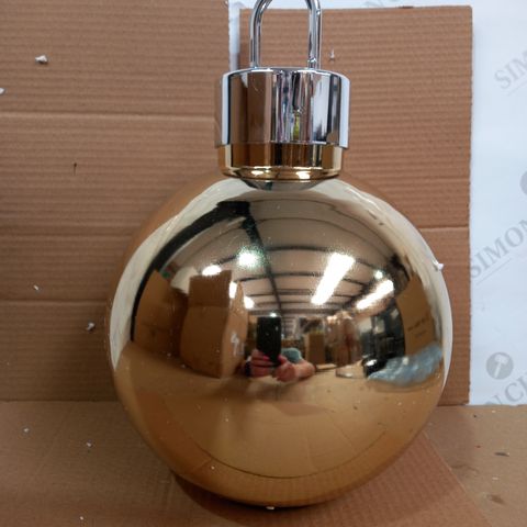 HOME REFLECTIONS OVER SIZED FAIRY BAUBLE GOLD SMALL