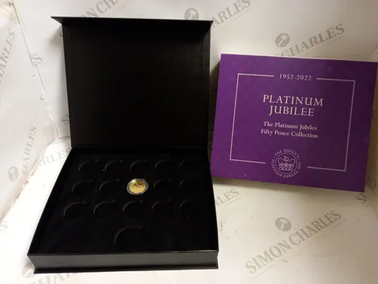 PLATINUM JUBILEE 50P COLLECTION BOX