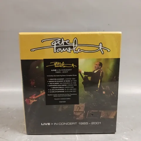 SEALED PETE TOWNSEND LIVE IN CONCERT 1985-2001 14 CD BOX SET 