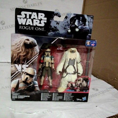 STAR WARS ROGUE ONE MOROFF AND SCARIF STORMTROOPER SQUAD LEADER COLLECTIBLE TOY FIGURES (AGE 4+)