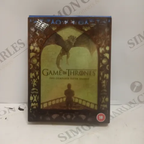 GAME OF THRONES COMPLETE FIFTH SEASON BLU RAY SET 