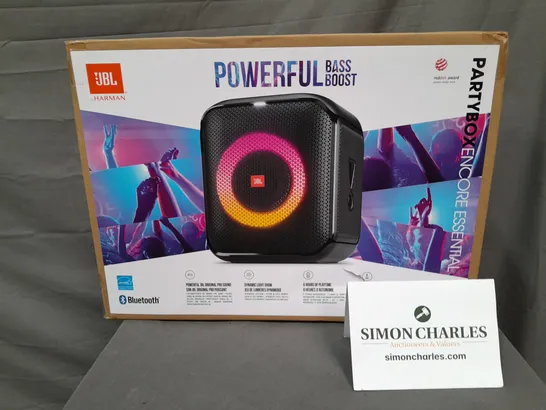 BOXED JBL PARTY BOX BLUETOOTH SPEAKER WITH BASS BOOST