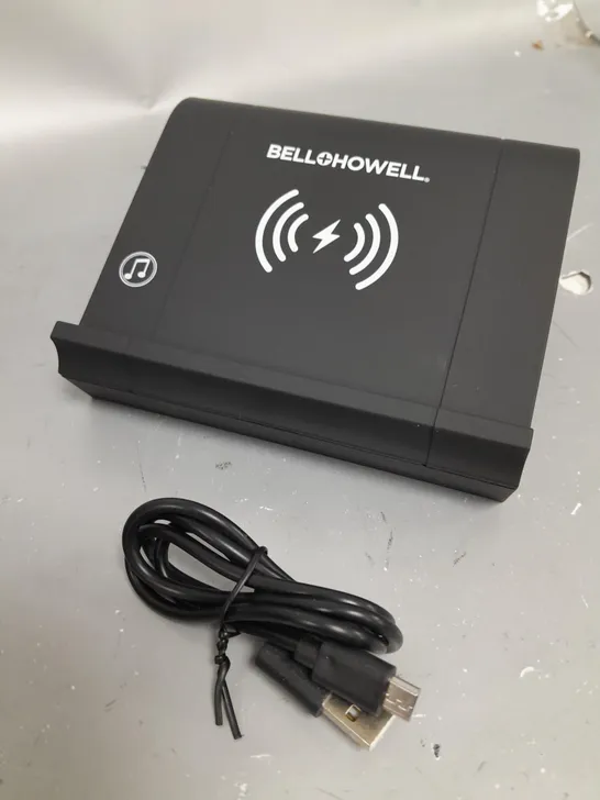 BELL & HOWELL 2IN1 WIRELESS CHARGING TOUCH SPEAKER