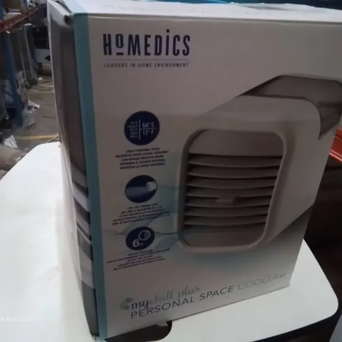 BOXED HOMEDICS MYCHILL PLUS PERSONAL SPACE COOLER