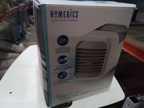 BOXED HOMEDICS MYCHILL PLUS PERSONAL SPACE COOLER