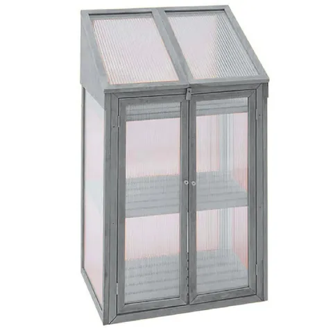 BOXED NEO GREY MINI GROWHOUSE GREENHOUSE COLD FRAME - MODEL 1 (1 BOX)
