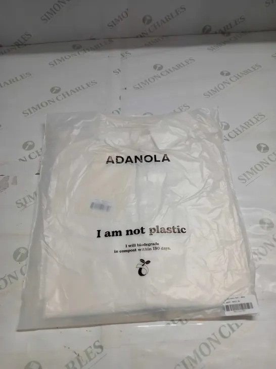 BAGGED ADANOLA OVERSIZED COTTON SHIRT SIZE M