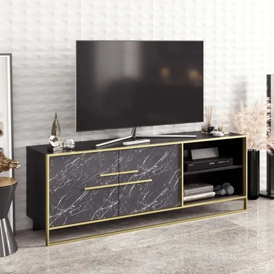 BOXED POLKA MODERN TV STAND TV UNIT FOR TVS UP TO 70" (1 BOX)