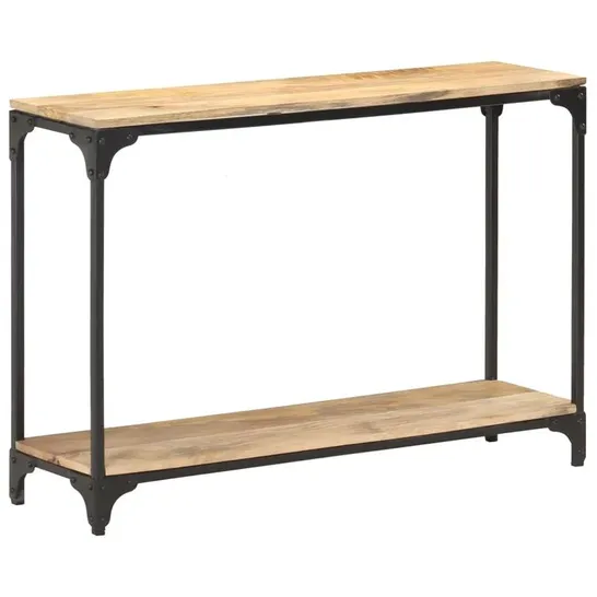 BOXED CASTO 110CM CONSOLE TABLE - BLACK (1 BOX)