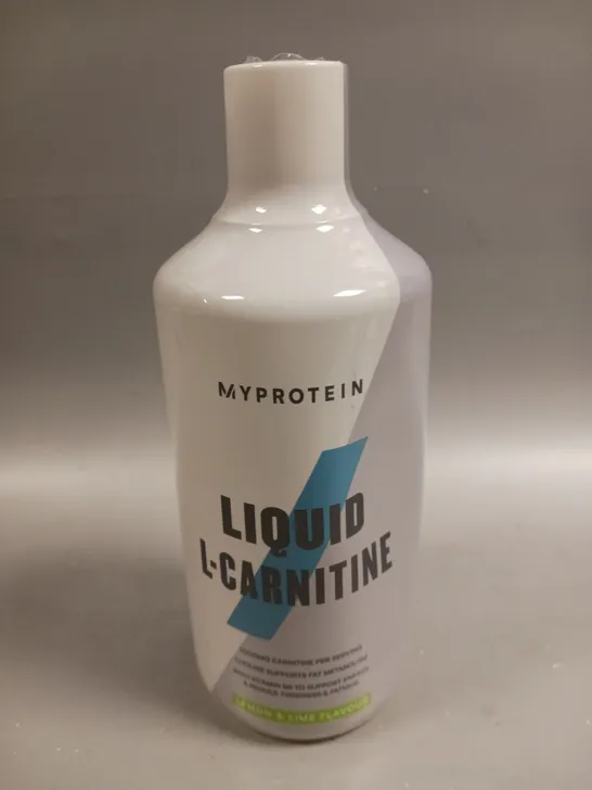 SEALED MYPROTEIN LIQUID L-CARNITINE - LEMON & LIME 1L