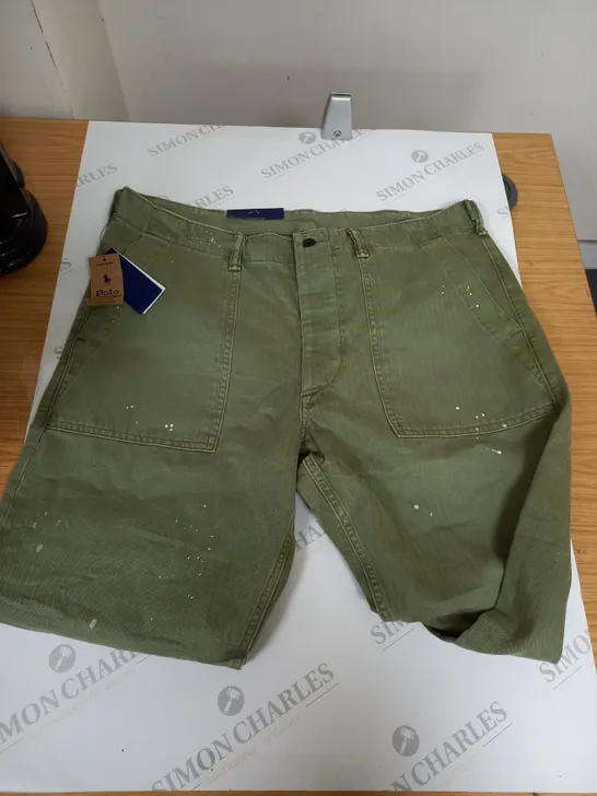 POLO RALPH LAUREN KHAKI JEANS - W36 32L