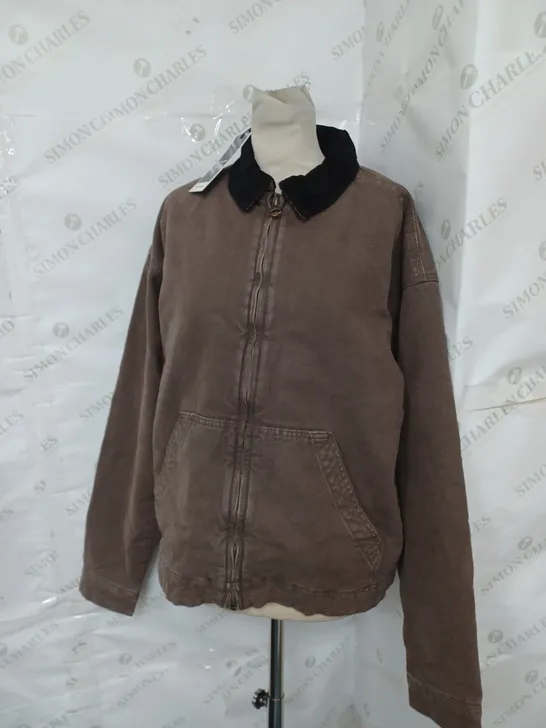 JACK&JONES JACKET IN CHOCOLATE BROWN SIZE M