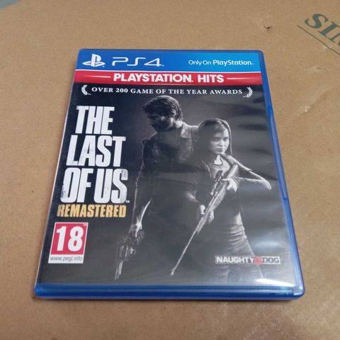 THE LAST OF US FOR PS4