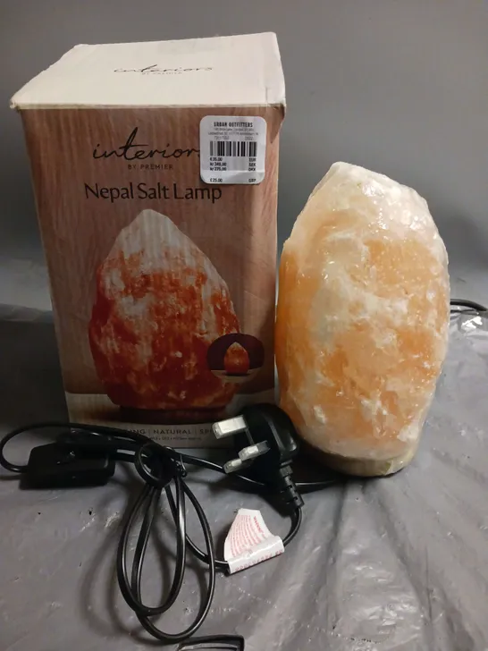 BOXED INTERIORS NEPAL SALT LAMP