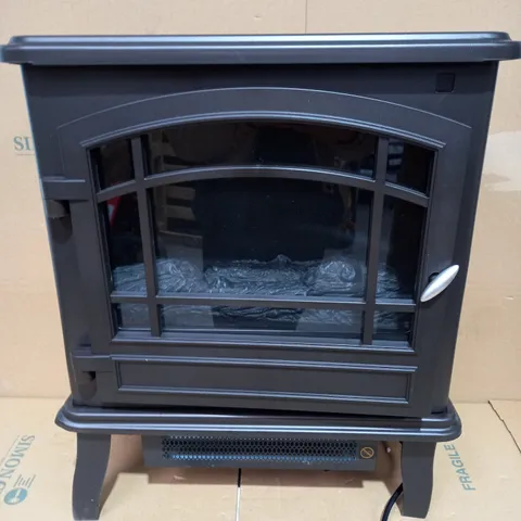 WARMLITE WINGHAM 2000W GREY ELECTRIC STOVE HEATER  