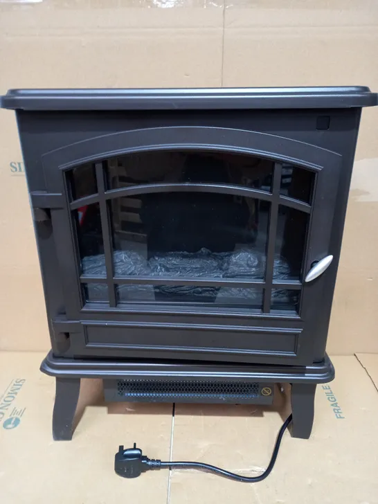 WARMLITE WINGHAM 2000W GREY ELECTRIC STOVE HEATER  