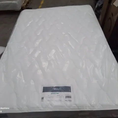 QUALITY BAGGED 4'6" DOUBLE SILENTNIGHT MIRACOIL SPRUNG PIPPA ULTIMATE PILLOWTOP FIRM MATTRESS