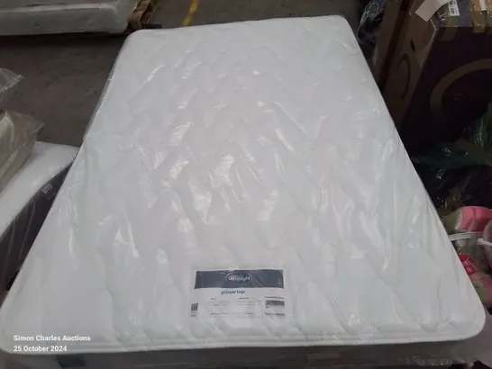 QUALITY BAGGED 4'6" DOUBLE SILENTNIGHT MIRACOIL SPRUNG PIPPA ULTIMATE PILLOWTOP FIRM MATTRESS RRP £429