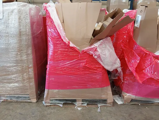 PALLET OF ASSORTED ITEMS INCLUDING: 6'6" X 6'6" COMPACT CANOPY, BLADELESS PURIFIER & HEATER FAN, HOLLYWOOD VANITY MIRROR, SPRAY PAINTING CLOTHES HANGER, TOILET SEAT