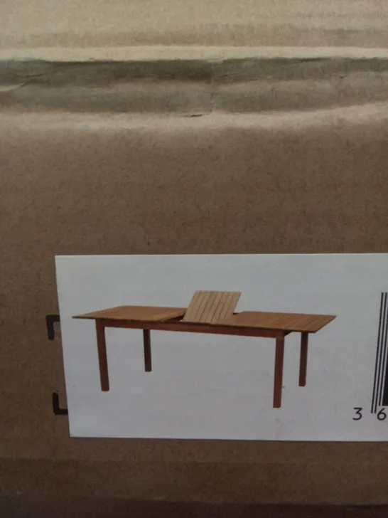 BOXED GOODHOME DENIA WOODEN DINING TABLE 