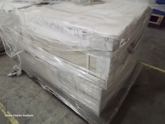 PALLET OF 40 × 5 BRAND NEW JOHNSONS CASTELLON FROST MARBLE MATT TILES EACH 597 × 297 × 10mm