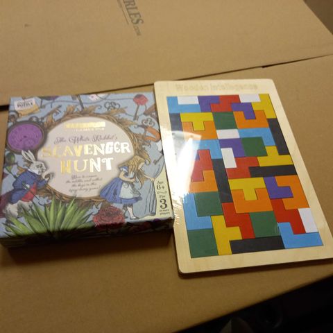 LOT OF 2 PUZZLE AND MIND GAMES