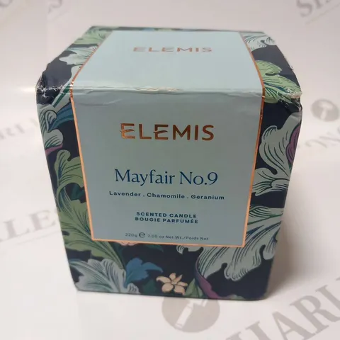 BOXED ELEMIS MAYFAIR NO.9 SCENED CANDLE BOUGIE PARFUMEE 220G