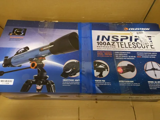 CELESTRON INSPIRE 100AZ REFRACTOR TELESCOPE 