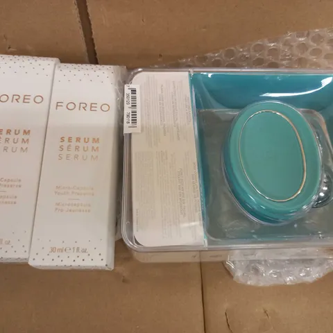 FOREO BEAR FACIAL TONING DEVICE WITH 2 X 30ML SERUM