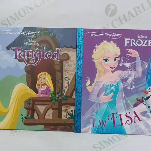 LOT OF APPROXIMATELY 10 ASSORTED TREASURE COVE STORY BOOKS - DISNEY FROZEN, DISNEY PRINCESS TANGLED