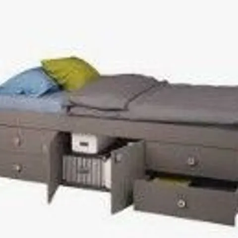 LOW CABIN BED - GREY - COLLECTION ONLY 
