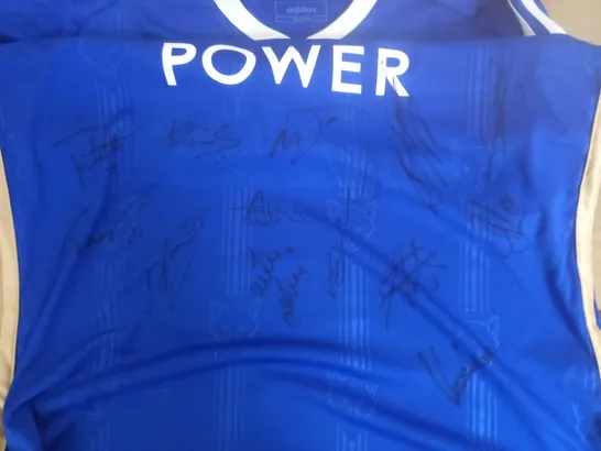 LEICESTER CITY FOOTBALL CLUB SIGNED SHIRT 